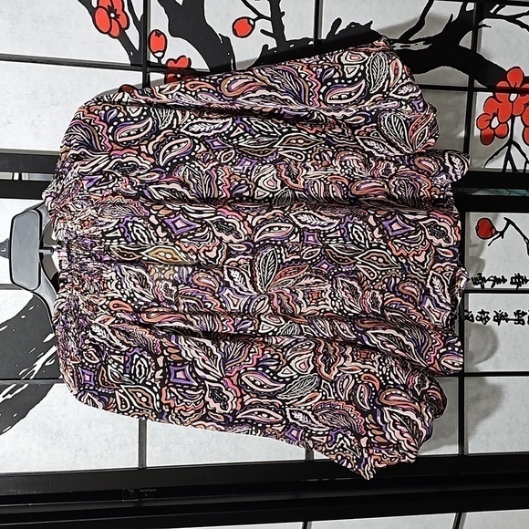 Sanctuary Royal Paisley Colorful‎ Blouse Size Medium NWT - Picture 9 of 10
